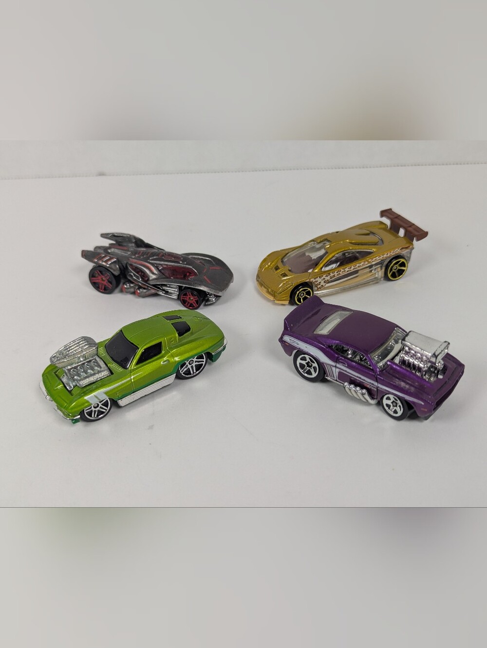 VTG Hot Wheels Cars 2001/2003/2004/2014 Track Aces Camaro Corvette Marvel Ultron